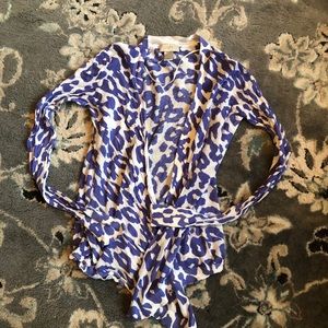 The loft leopard print cardigan